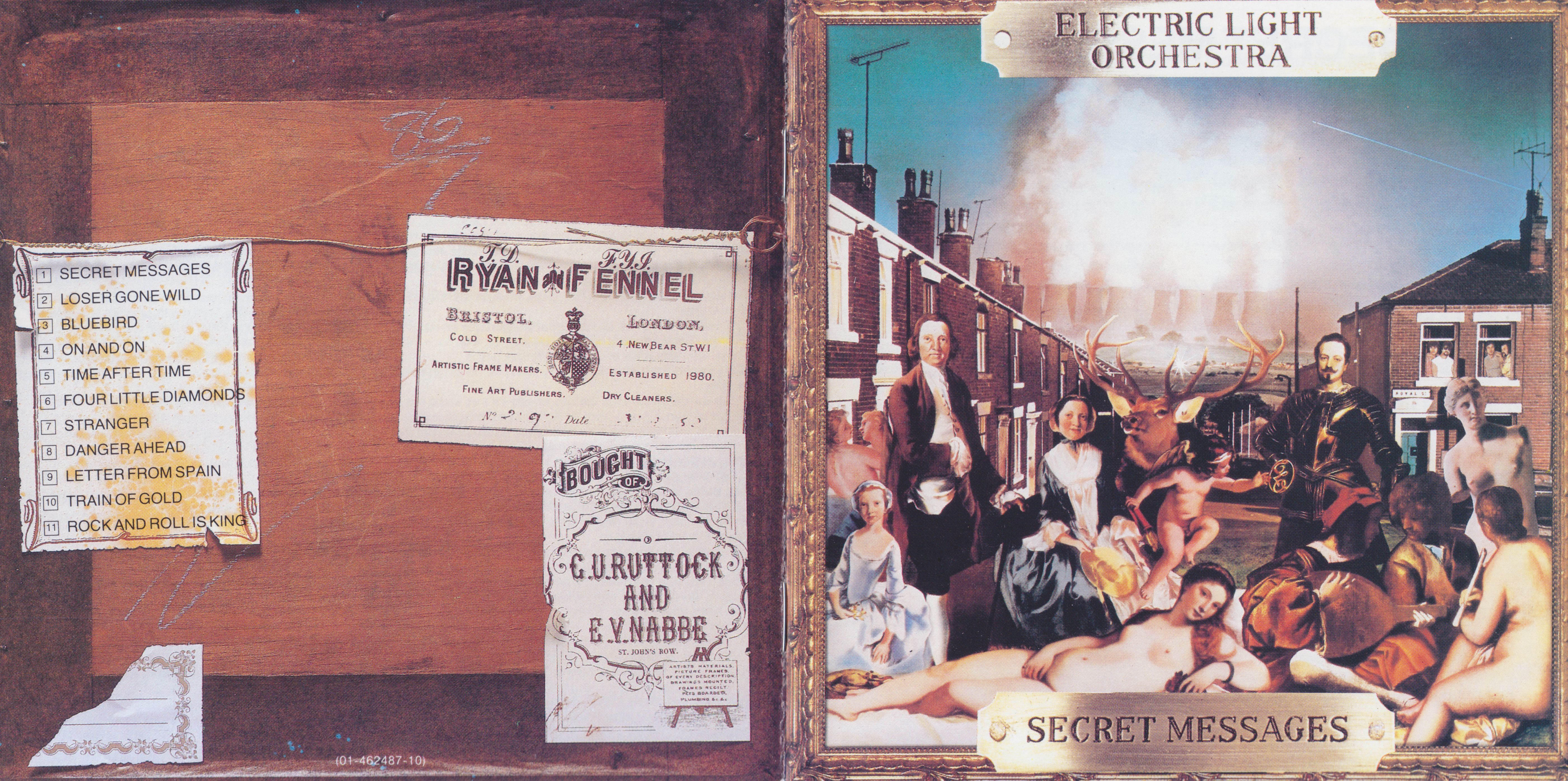 Electric Light Orchestra  Secret Messages : Front + Inlay  aus